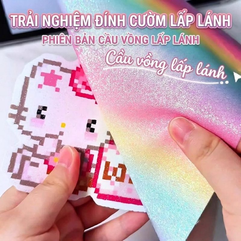 Vải Ủi Trang Trí Tranh Hạt K240
