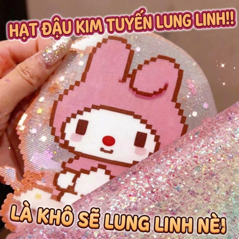 Vải Ủi Trang Trí Tranh Hạt K240