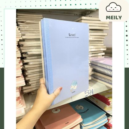Vở A4 giấy kẻ ngang KLONG tập viết 58-100gsm Sổ may dán gáy