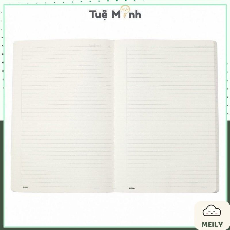 Vở A4 giấy kẻ ngang KLONG tập viết 58-100gsm Sổ may dán gáy