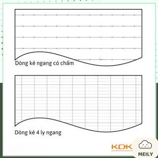 Vở B5 Campus Gáy Keo Kusumi Series Kẻ Ngang Có Chấm 80/120/200 trang