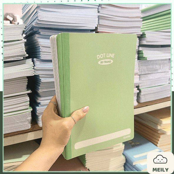Vở Klong B5 kẻ ngang chấm 80/120/200 trang 70gsm MS 870 871 872