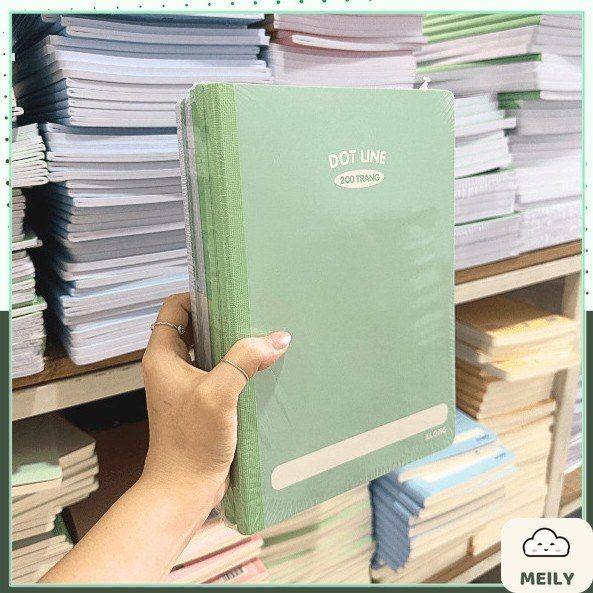 Vở Klong B5 kẻ ngang chấm 80/120/200 trang 70gsm MS 870 871 872
