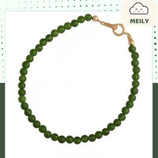 Vòng charm Mã Não Xanh hạt 3mm đeo tay tinh tế