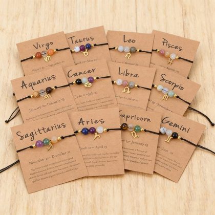 Vòng Tay Đá Tự Nhiên 12 Chòm Sao TS01
