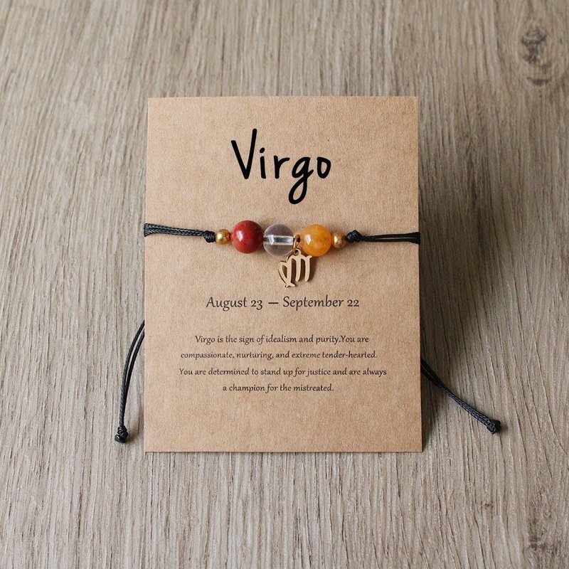 Vòng Tay Đá Tự Nhiên 12 Chòm Sao TS01 - virgo Xử Nữ